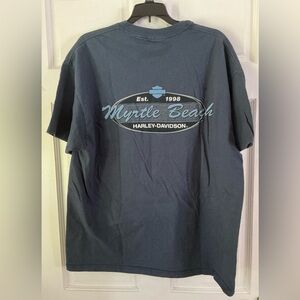 VINTAGE NEW 2001 MYRTLE BEACH HARLEY-DAVIDSON SHORT SLEEVE T SHIRT
